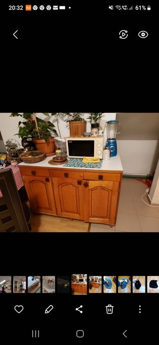 Bufet / comoda bucatarie lemn vintage