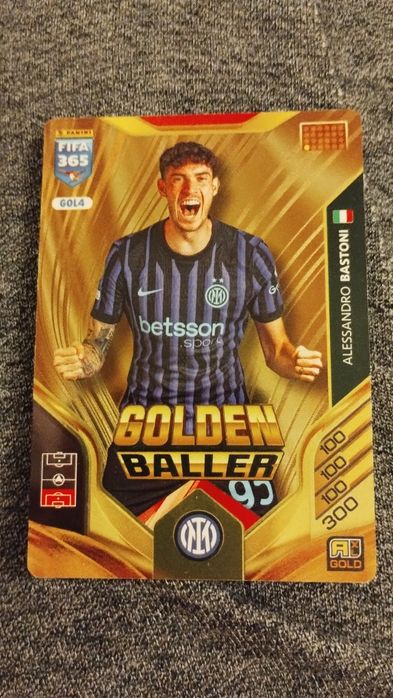 Cartonaș FIFA Panini ediție limitată 2026, golden