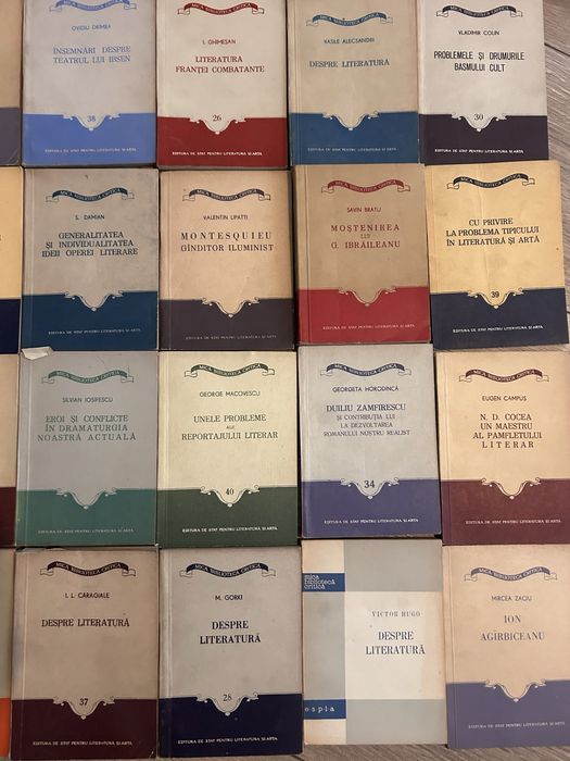 Colectie de 31 de carti de critica si teorie literara