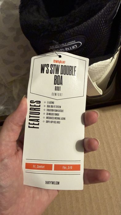 Thirtytwo STW Double BOA W's White Camo 2024 Snowboard Boots