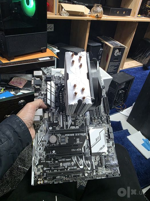 Z270K ideal core i7 7700 tosh pryamoy ekrangaham tasvir beradi garanty