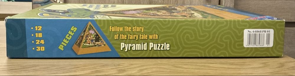 Pyramid Puzzle Hansel și Gretel, D-Toys, 84 Piese , Joc