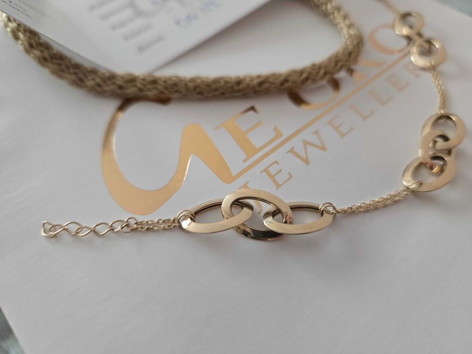 Ge Oro Златна гривна 14 кр 585