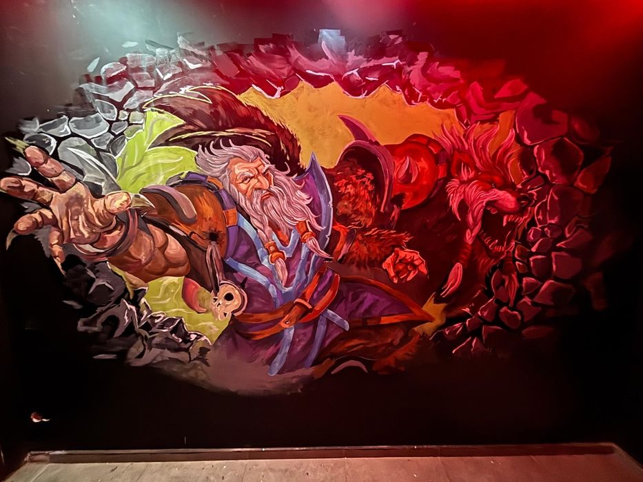 Роспись стен, художники