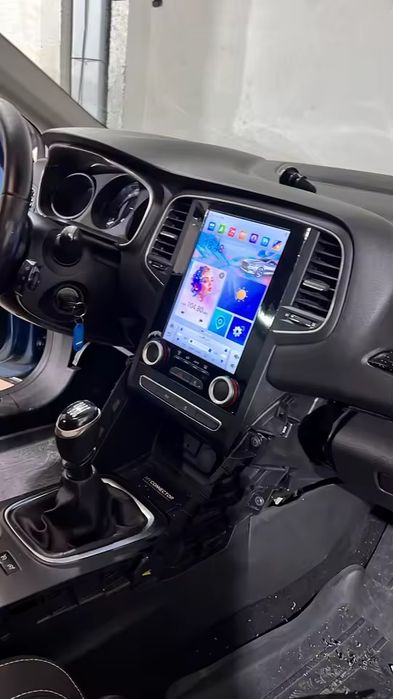 Navigatie Android 15 Renault Megane 4 / Talisman Tip Tesla | QLED | CarPlay Wireless | DSP