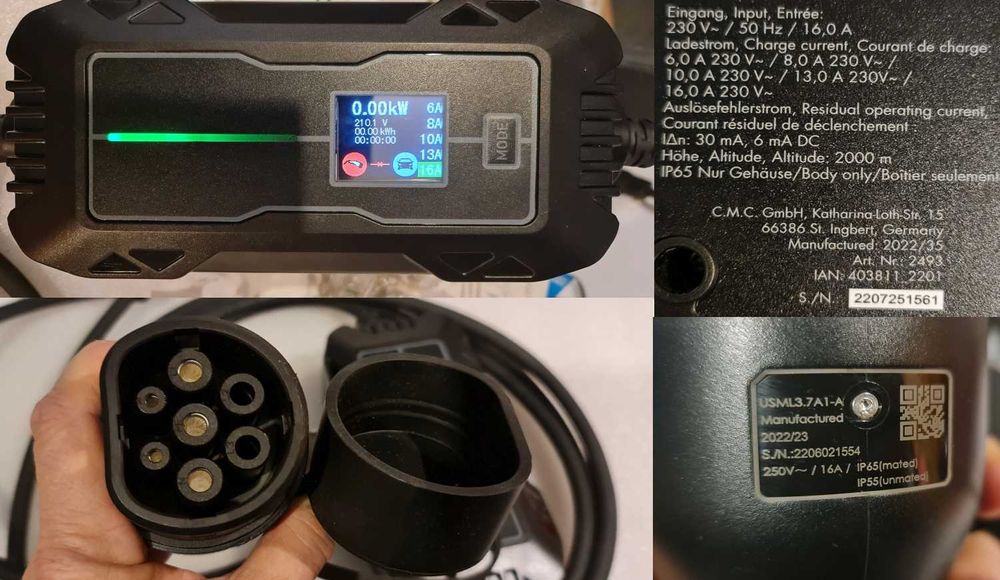 9 бр. Разни Typ 2 WallBox и Оригинална Мобилна Зарядна Станция