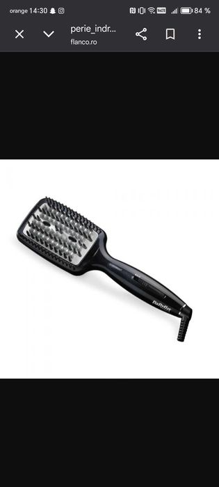 Perie electrica pentru indreptat parul Liss  Brush 3D HSB101E BaByliss