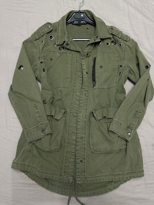 Zara Parka With Metal Trims