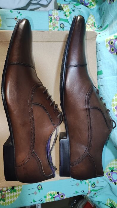 Стилни мъжки обувки от естествена кожа Ted Baker №47/48