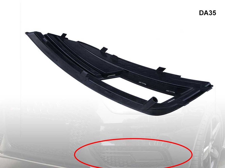 Grile Grila Faruri Proiectoare Halogeni Tuning RS Audi A4 B8.5 S4
