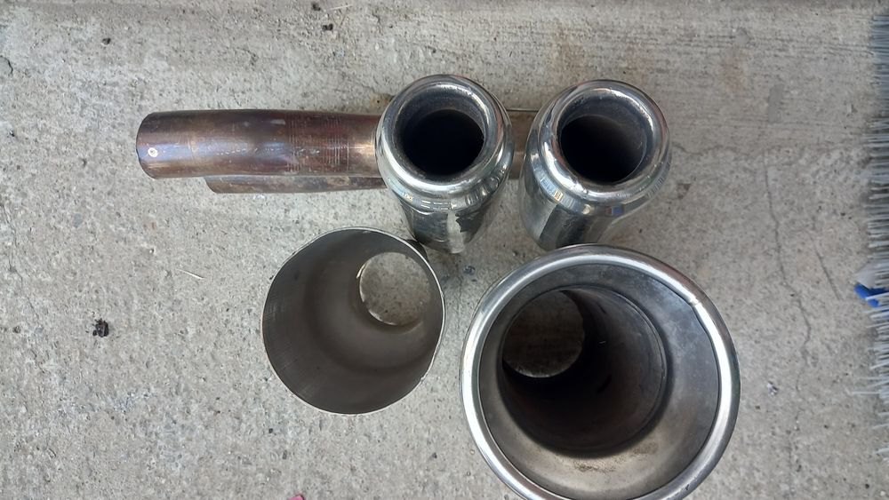 Накрайник за аспух заглушител от нераждаема стомана 3те за 80лв