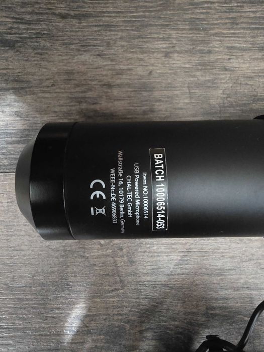 Кондензаторен USB Микрофон Auna 900B