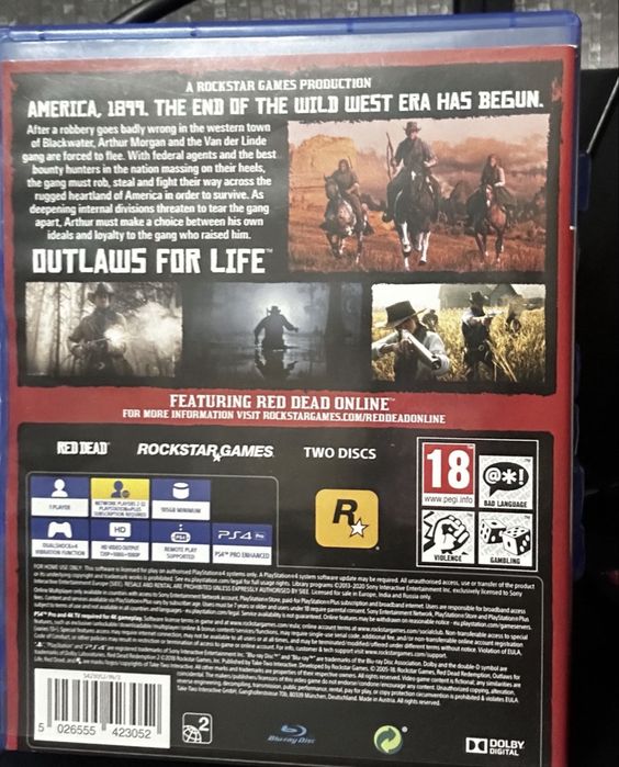 Red dead redemption 2 ps 4/5