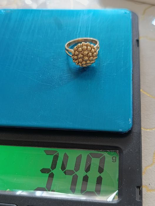 Золотое кольцо dorika Турецкая модель проба 585,вес 3,40 размер 19