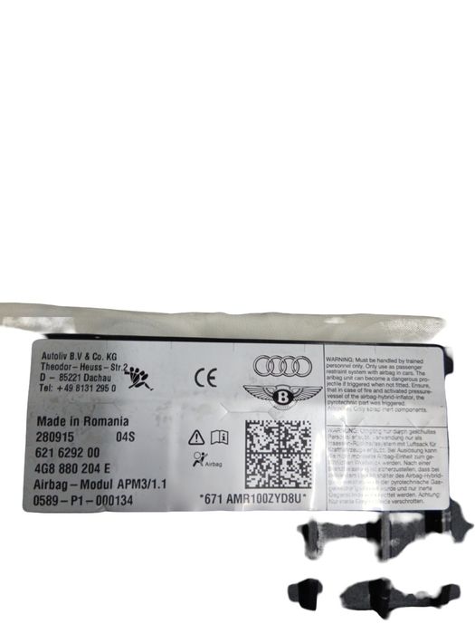 Airbag Pasager Audi A6 C7 2010 - 2018 4G8880204E
