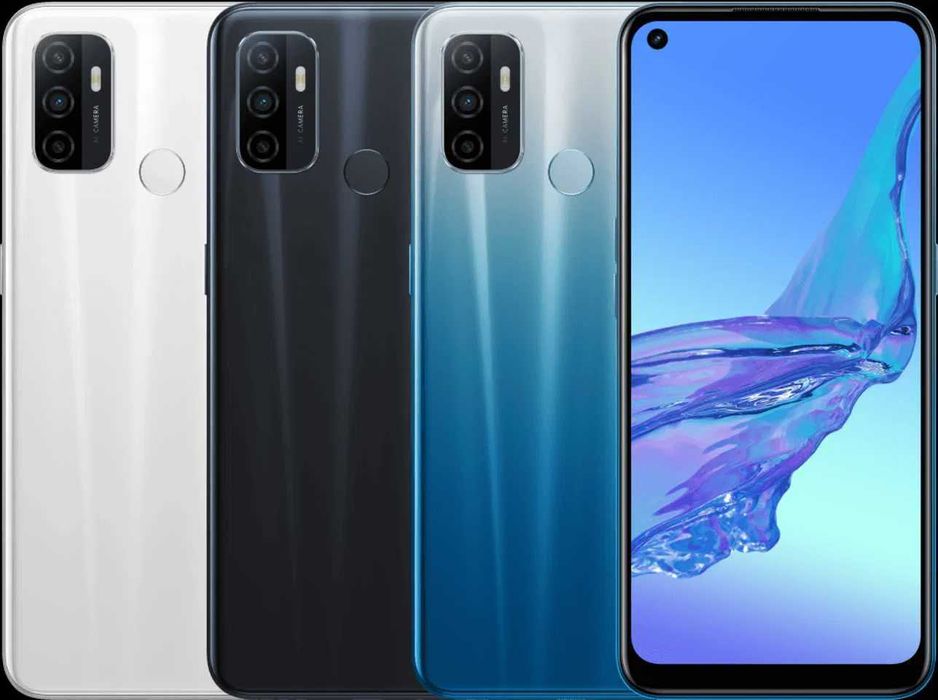 Telefon Oppo A53 128GB Display 6.5 4G culori Blue, Black Nou Sigilat