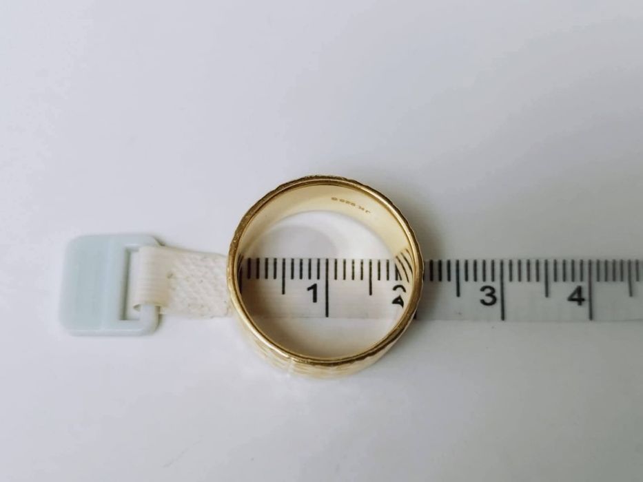 Inel Big Reflection din argint de 925, placat cu aur de 18k, JK