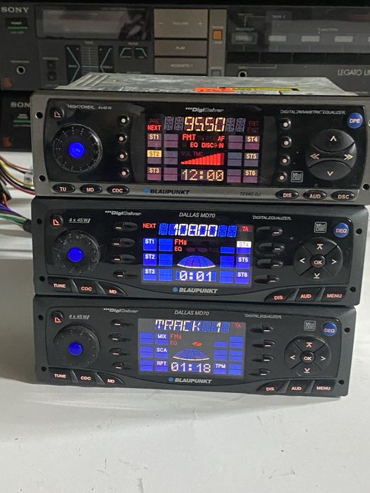 Cd Player auto MD Blaupunkt Minidisc Texas DJ/Dallas Md 70-BT USB
