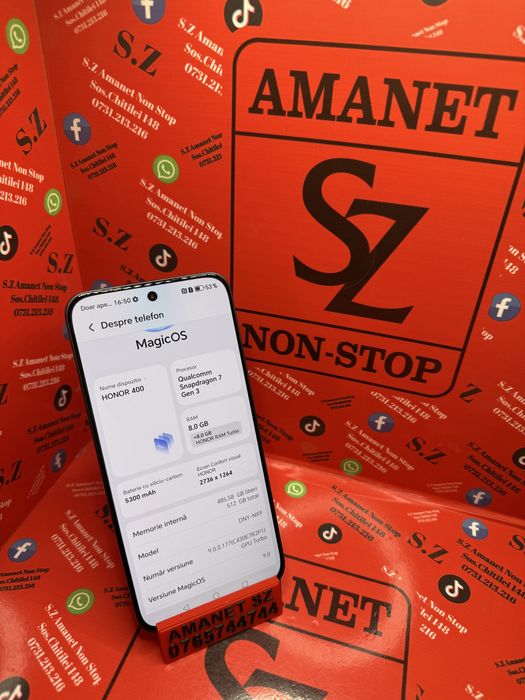 Honor 400 5G Amanet SZ Non Stop