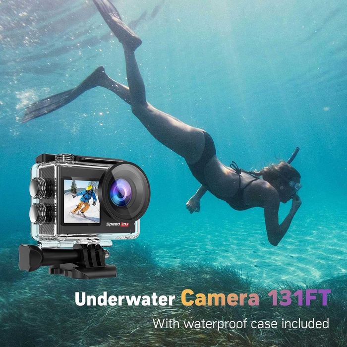 Speed ​​20 Action Cam 4K60FPS 40MP WiFi Подводна камера 40M