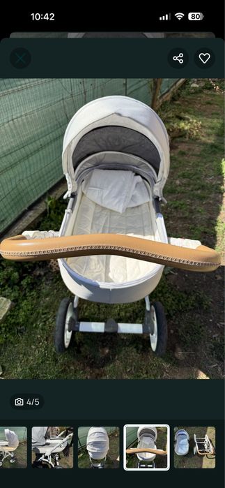 Бебешка сгъваема количка Bass soft