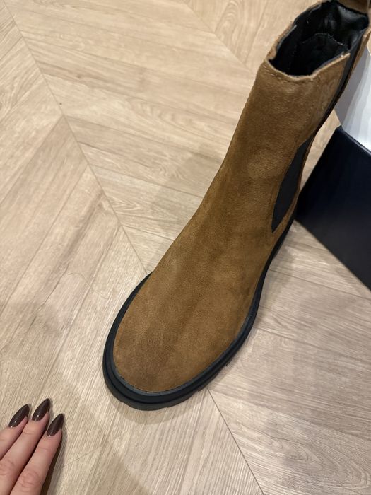 Нови ботуши cavalli class, естествена кожа