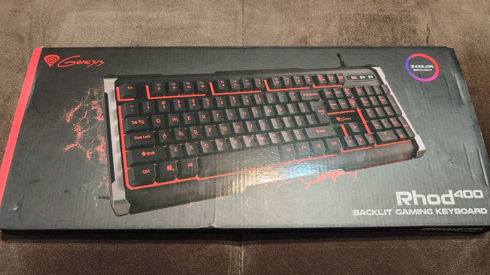 Клавиатура Genesis RHOD 400 - подсветка в 3 цвята