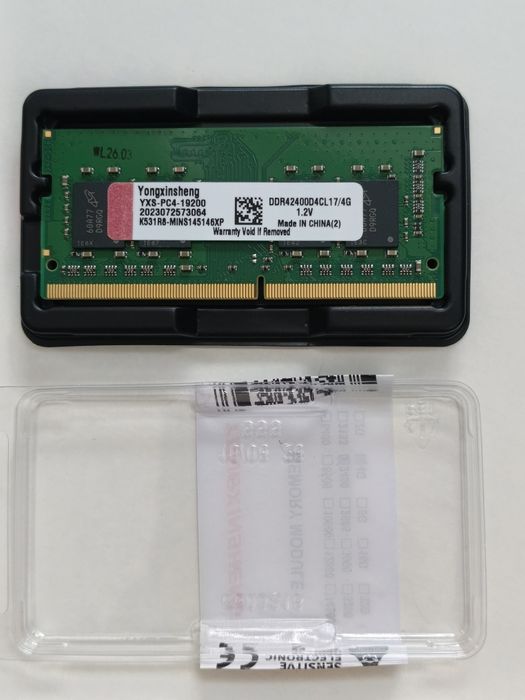 Оперативная память DDR4 SO-DIMM 4Gb 2400Mhz