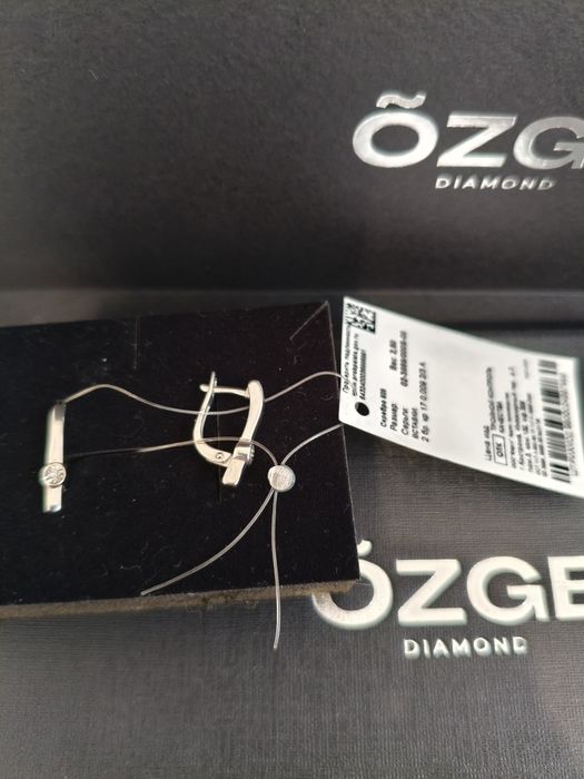 Продам новые серьги с бриллиантами