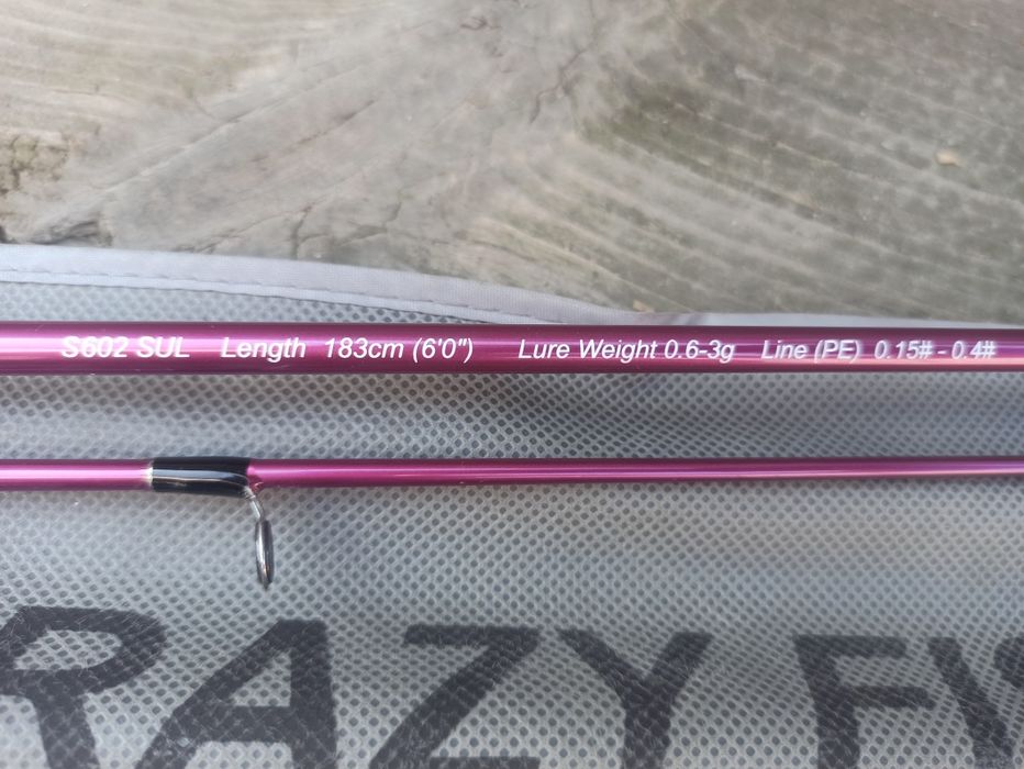 Продам ультралайтовый спиннинг Grazy Fish