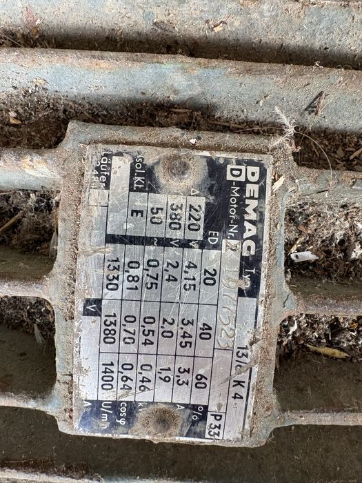 Хаспел , Мотор-редуктор ,Електрически строителен телфер