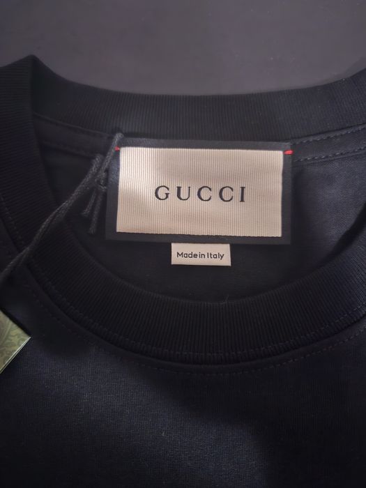 Tricou Gucci Black-White Print New Season