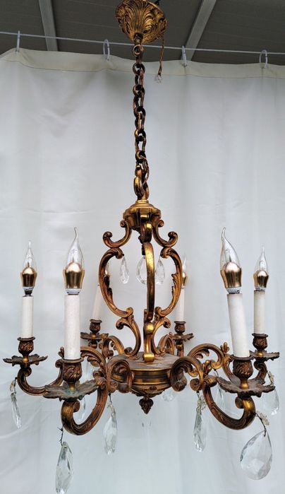 Superb candelabru Lucien Gau bronz