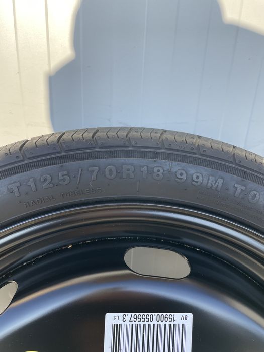 Rezerva slim Vw Passat Arteon Seat Audi A3 Golf T Rok Jeta Skoda R 18