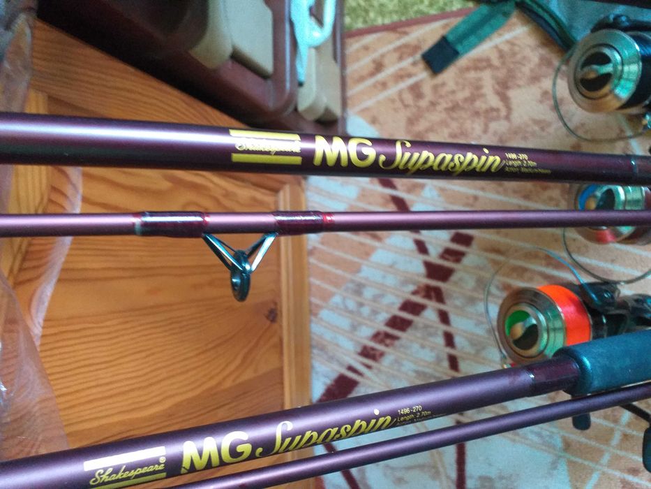 Комплекти ретро  въдици и макари