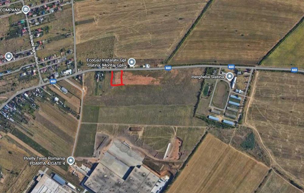 Vand 6246 mp teren intravilan in Slatina, jud.Olt, str. Recea