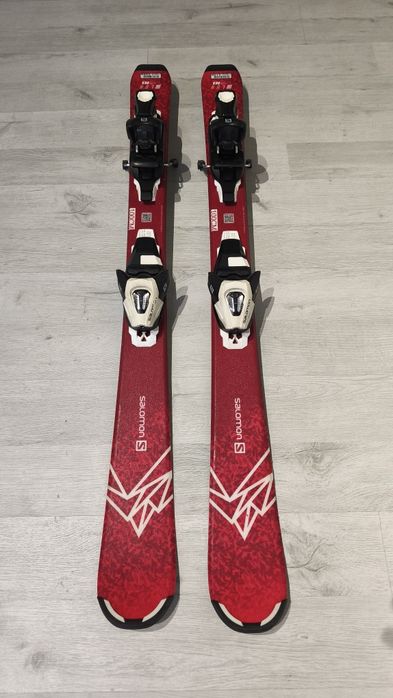 Echipament schi copii Salomon 100cm + bețe, clăpari, cască și ochelari