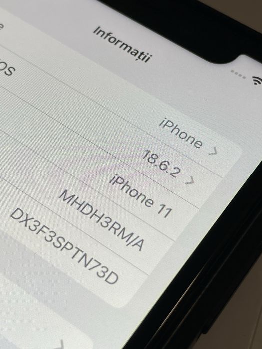 Iphone 11 Black 128gb ios 18.6.2