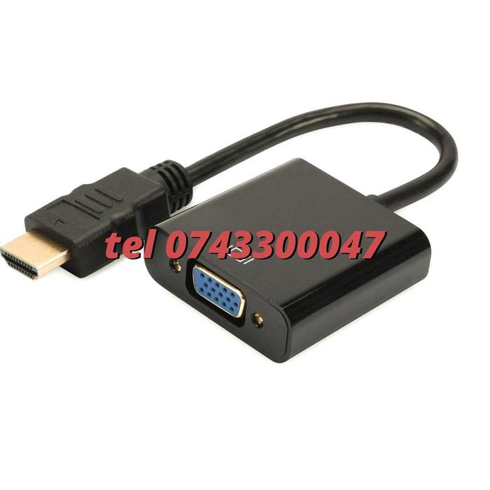 Oferta Convertor Hdmi La Vga Hdtv Pentru Placi Noi La Monitor Vechi