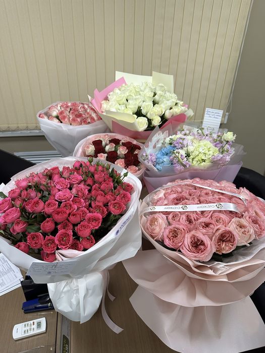 Все цветы свежие