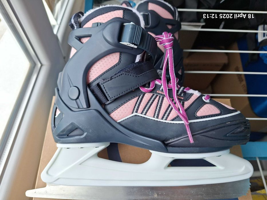 Patine gheata Oxelo FIT5 Junior Fete marime 35 - 37