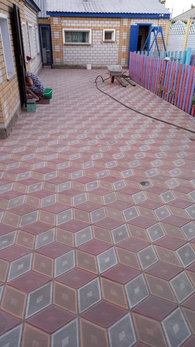 Укладка брусчатки