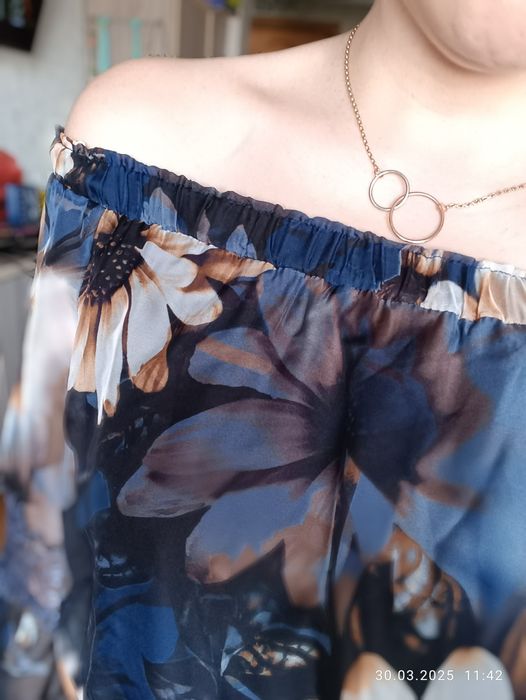 Нежное шифоновое платье