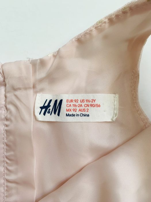 Шикарное платье H&M на девечку 1-2 года