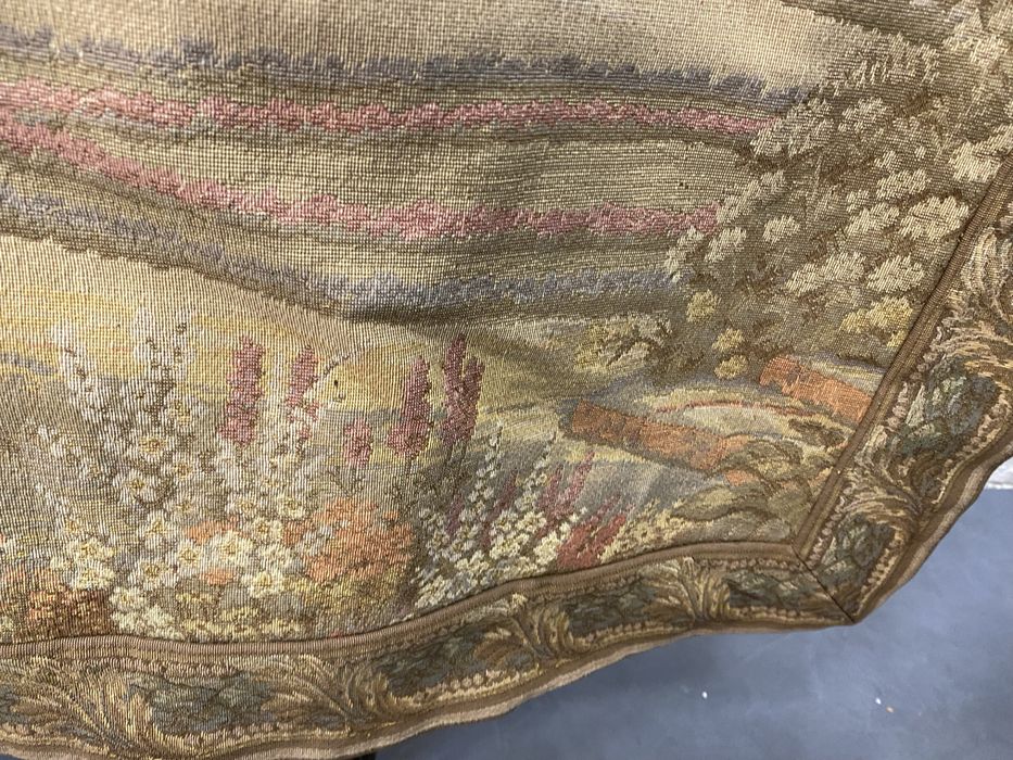 Голям белгийски гоблен за стена с копринени конци