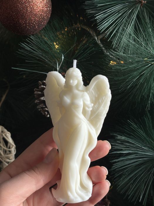 Свеча «ангел» ,с приятным запахом/ручная работа