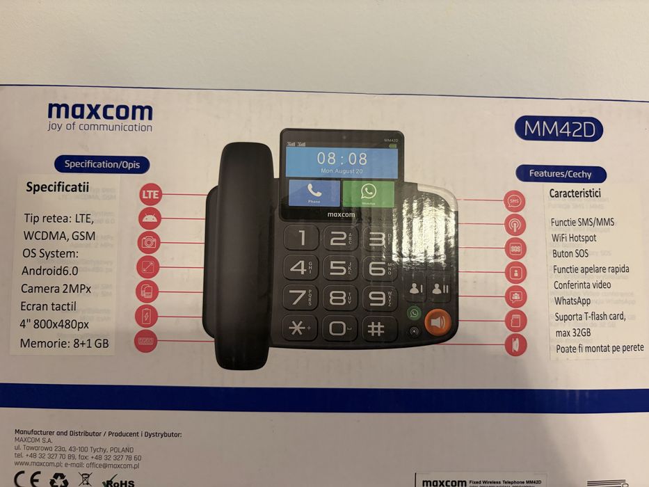 Telefon mobil Maxcom MM42D 4G