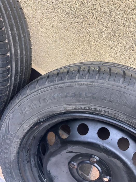 Jante Otel 4x100 R15 Renault Clio 4/5, Dacia Logan, Sandero, Captur
Cauciucuri 185/65R15
Dot 2022 Capace plus senzori 
Preț 1150
Tel 0729873477