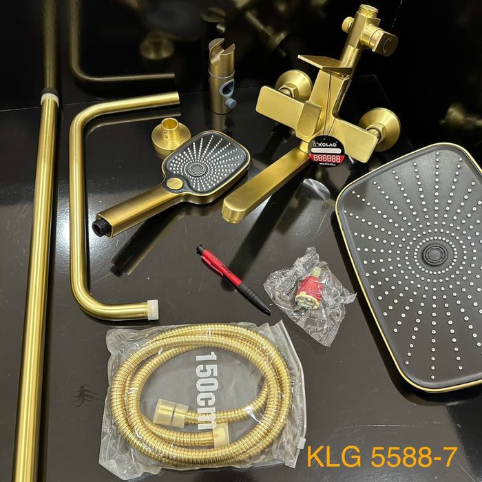 Смеситель стояк душ для ванной и душ кабине новый. (Dush 2 ta leykali)