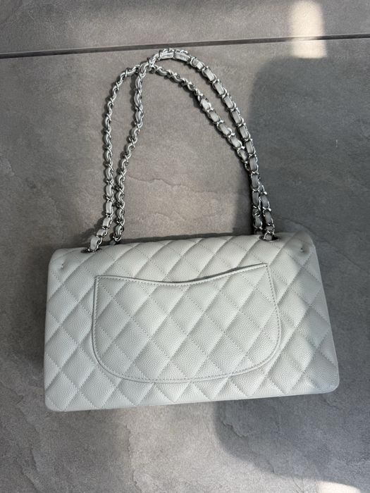 Дамска сива чанта Chanel